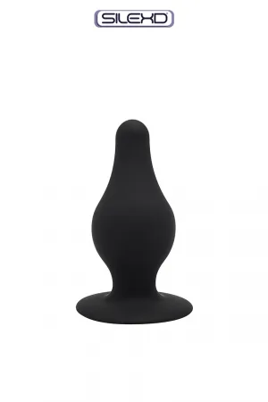 Plug anal The Original Model 2 noir 6,4 cm - SilexD