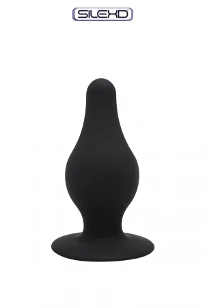 Plug anal The Original Model 2 noir 7,2 cm - SilexD