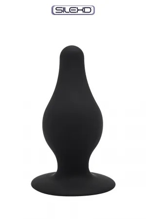 Plug anal The Original Model 2 noir 9,3 cm - SilexD