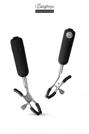 Pinces à tétons vibrantes  - Easytoys Fetish Collection