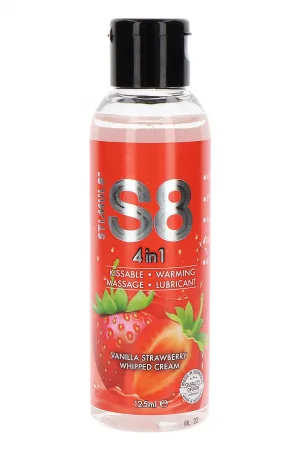 Lubrifiant S8 4 en 1 gout fraise 125ml