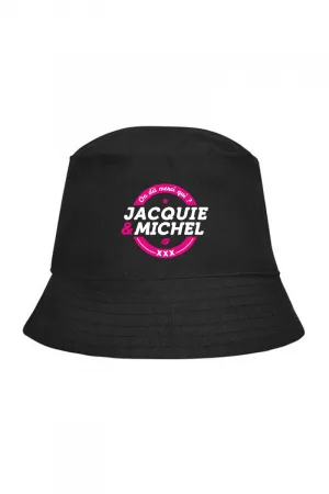 Bob Jacquie et Michel noir - logo rond