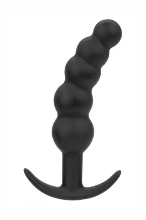 Plug anal Vibrant avec 5 perles - Calexotics