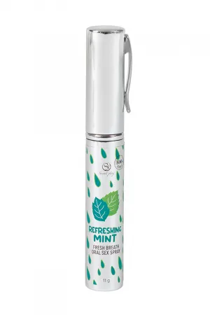 Spray sexe oral et haleine fraiche à la menthe