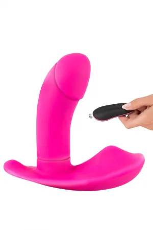 Vibromasseur de culotte avec pénis - Sweet Smile