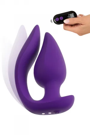 Plug et stimulateur externe vibrant 2 en 1 - Sweet Smile