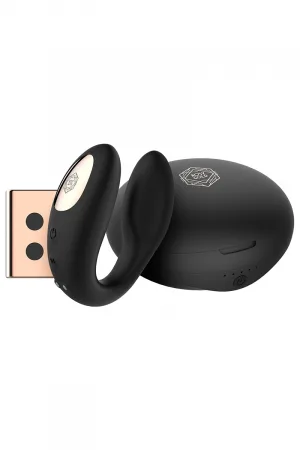Vibro pour couple C-Shape  - Rosy Gold