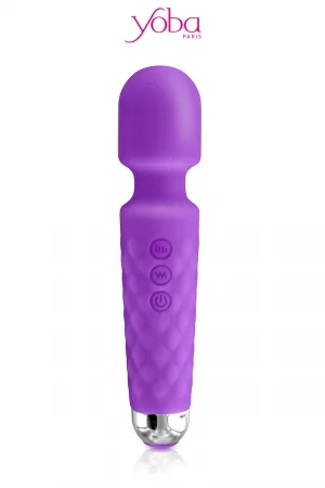 Vibro Love Wand rechargeable violet - Yoba